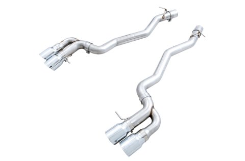 AWE Tuning 18-19 BMW M5 (F90) 4.4T AWD Axle-Back Exhaust - Track Edition (Chrome Silver Tips) thumbnail 8