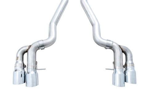 AWE Tuning 18-19 BMW M5 (F90) 4.4T AWD Cat-Back Exhaust - Track Edition (Chrome Silver Tips) thumbnail 6