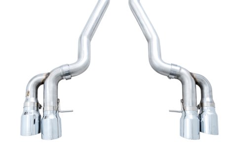 AWE Tuning 18-19 BMW M5 (F90) 4.4T AWD Cat-Back Exhaust - Track Edition (Chrome Silver Tips) thumbnail 9