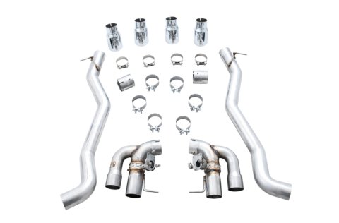 AWE Tuning 18-19 BMW M5 (F90) 4.4T AWD SwitchPath Axle-Back Exhaust - Chrome Silver Tips thumbnail 5
