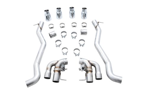 AWE Tuning 18-19 BMW M5 (F90) 4.4T AWD SwitchPath Axle-Back Exhaust - Chrome Silver Tips thumbnail 6