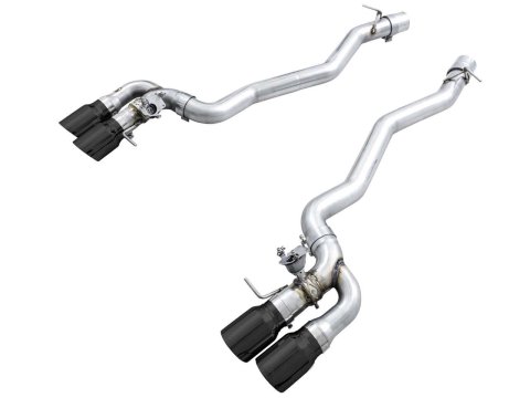 AWE Tuning 18-19 BMW M5 (F90) 4.4T AWD SwitchPath Axle-Back Exhaust - Diamond Black Tips thumbnail 2