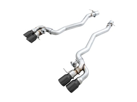 AWE Tuning 18-19 BMW M5 (F90) 4.4T AWD SwitchPath Axle-Back Exhaust - Diamond Black Tips thumbnail 5