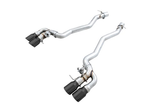 AWE Tuning 18-19 BMW M5 (F90) 4.4T AWD SwitchPath Axle-Back Exhaust - Diamond Black Tips thumbnail 6