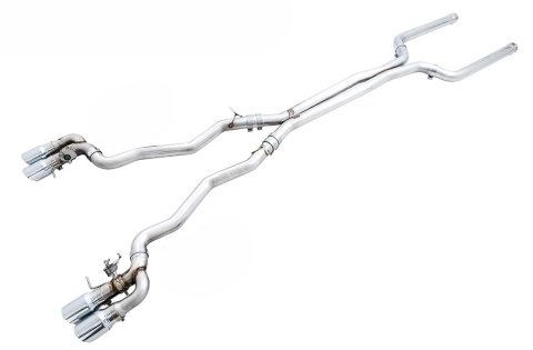 AWE Tuning 18-19 BMW M5 (F90) 4.4T AWD SwitchPath Cat-Back Exhaust - Chrome Silver Tips thumbnail 4