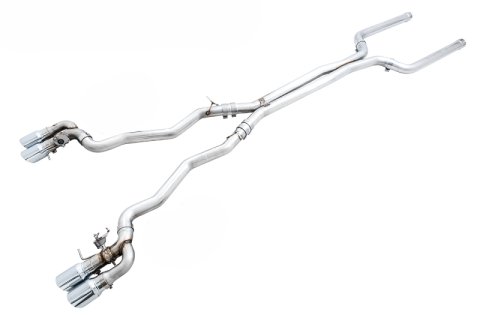 AWE Tuning 18-19 BMW M5 (F90) 4.4T AWD SwitchPath Cat-Back Exhaust - Chrome Silver Tips thumbnail 6