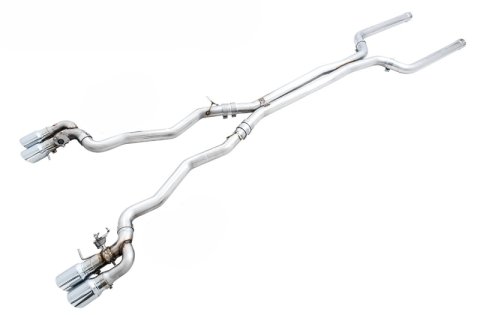 AWE Tuning 18-19 BMW M5 (F90) 4.4T AWD SwitchPath Cat-Back Exhaust - Chrome Silver Tips thumbnail 7