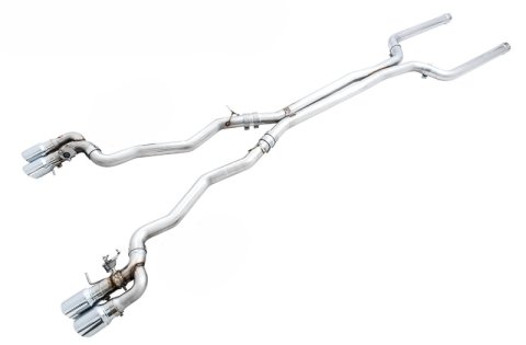 AWE Tuning 18-19 BMW M5 (F90) 4.4T AWD SwitchPath Cat-Back Exhaust - Chrome Silver Tips thumbnail 8