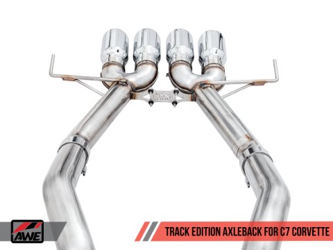 AWE Tuning 14-19 Chevy Corvette C7 Z06/ZR1 (w/AFM) Track Edition Axle-Back Exhaust w/Chrome Tips thumbnail 3