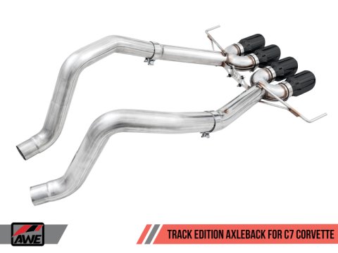 AWE Tuning 14-19 Chevy Corvette C7 Z06/ZR1 Track Edition Axle-Back Exhaust w/Black Tips thumbnail 2
