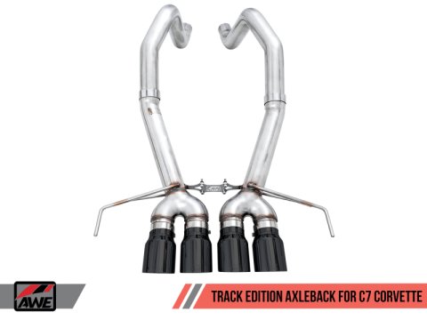 AWE Tuning 14-19 Chevy Corvette C7 Z06/ZR1 Track Edition Axle-Back Exhaust w/Black Tips thumbnail 6