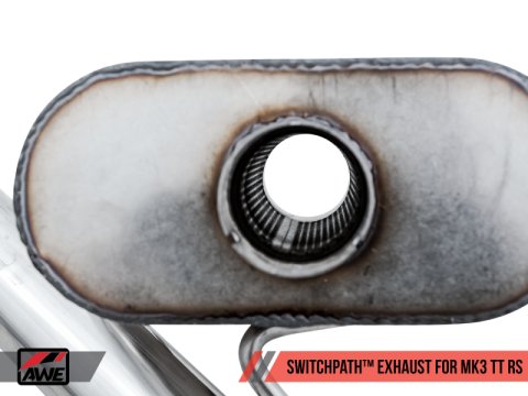 AWE Tuning 18-19 Audi TT RS 2.5L Turbo Coupe 8S/MK3 SwitchPath Exhaust w/Diamond Black RS-Style Tips thumbnail 6