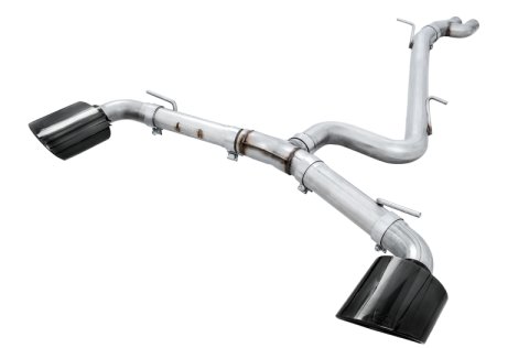 AWE Tuning 17-19 Audi RS3 8V Track Edition Exhaust - Diamond Black Tips RS-Style Tips thumbnail 2