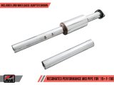 AWE Tuning 2015+ Ford F-150 Resonated Performance Mid Pipe thumbnail 1
