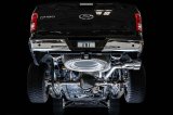 AWE Tuning 2015+ Ford F-150 0FG Single Exit Performance Exhaust System w/4.5in Chrome Silver Tips thumbnail 1