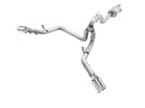 AWE Tuning 2015+ Ford F-150 0FG Dual Exit Performance Exhaust System w/5in Chrome Silver Tips thumbnail 1
