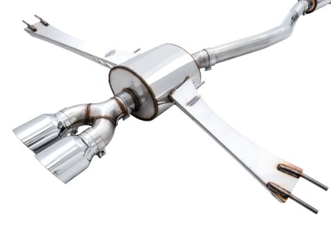 AWE Tuning 2016+ Honda Civic Si Touring Edition Exhaust w/Front Pipe & Dual Chrome Silver Tips thumbnail 7