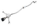 AWE Tuning 2016+ Honda Civic Si Touring Edition Exhaust w/Front Pipe & Dual Diamond Black Tips thumbnail 2