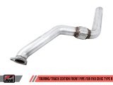 AWE Tuning 2017+ Honda Civic Type R Track Edition Exhaust w/Front Pipe & Triple Diamond Black Tips thumbnail 6