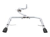 AWE Tuning 18-21 Volkswagen Jetta GLI Mk7 Track Exhaust - Diamond Black Tips (Fits High-Flow DP) thumbnail 2