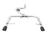 AWE Tuning 18-21 Volkswagen Jetta GLI Mk7 Track Exhaust - Diamond Black Tips (Fits High-Flow DP) thumbnail 4