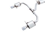 AWE Tuning 18-21 Volkswagen Jetta GLI Mk7 Touring Exhaust - Chrome Silver Tips (Fits High-Flow DP) thumbnail 5
