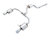 AWE Tuning 18-21 Volkswagen Jetta GLI Mk7 Touring Exhaust - Chrome Silver Tips (Fits High-Flow DP) thumbnail 9