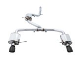 AWE Tuning 18-21 Volkswagen Jetta GLI Mk7 Touring Exhaust - Diamond Black Tips (Fits High-Flow DP) thumbnail 2