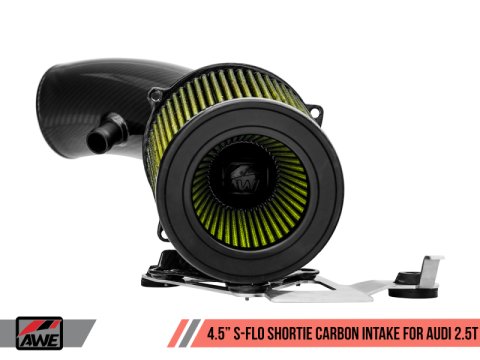 AWE Tuning Audi RS3 / TT RS S-FLO Shortie Carbon Fiber Intake thumbnail 5