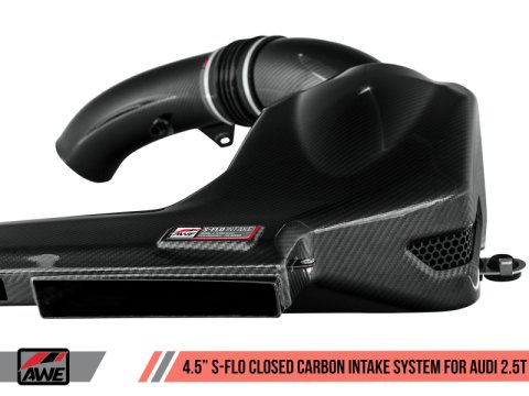 AWE Tuning Audi RS3 / TT RS S-FLO Closed Carbon Fiber Intake thumbnail 1
