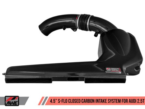 AWE Tuning Audi RS3 / TT RS S-FLO Closed Carbon Fiber Intake thumbnail 2