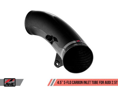 AWE Tuning Audi RS3 / TT RS 4.5in S-FLO Carbon Inlet Tube thumbnail 9