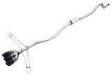 AWE Tuning 2016+ Honda Civic Si Track Edition Exhaust w/Front Pipe & Triple Diamond Black Tips thumbnail 2