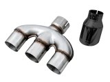 AWE Tuning 2016+ Honda Civic Si Track Edition Exhaust w/Front Pipe & Triple Diamond Black Tips thumbnail 7