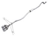 AWE Tuning 2016+ Honda Civic Si Track Edition Exhaust w/Front Pipe & Triple Chrome Silver Tips thumbnail 1
