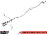 AWE Tuning 2016+ Honda Civic Si Track Edition Exhaust w/Front Pipe & Triple Chrome Silver Tips thumbnail 8