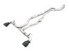 AWE Tuning 2020 Toyota Supra A90 Resonated Track Edition Exhaust - 5in Diamond Black Tips thumbnail 5