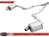 AWE Tuning 2015+ Dodge Challenger 6.4L/6.2L Non-Resonated Touring Edition Exhaust - Use Stock Tips thumbnail 5