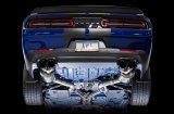 AWE Tuning 2015+ Dodge Challenger 6.4L/6.2L Non-Resonated Touring Edition Exhaust - Quad Black Tips thumbnail 9