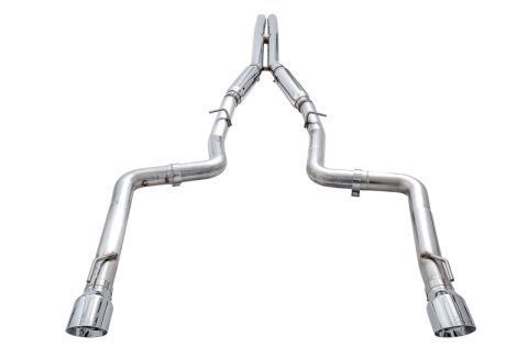 AWE Tuning 2015+ Dodge Charger 6.4L/6.2L Supercharged Track Edition Exhaust - Chrome Silver Tips thumbnail 2