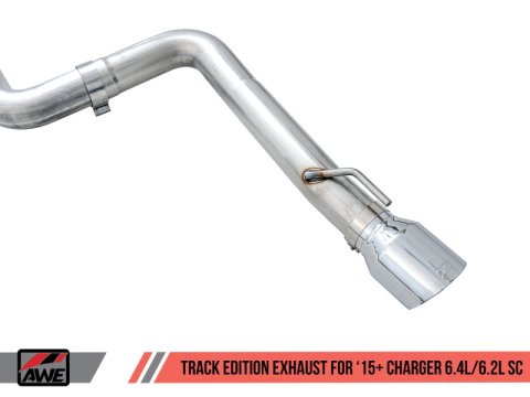 AWE Tuning 2015+ Dodge Charger 6.4L/6.2L Supercharged Track Edition Exhaust - Chrome Silver Tips thumbnail 6