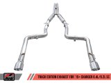 AWE Tuning 2015+ Dodge Charger 6.4L/6.2L Supercharged Track Edition Exhaust - Diamond Black Tips thumbnail 8