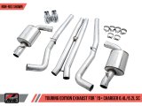 AWE Tuning 2015+ Dodge Charger 6.4L/6.2L SC Non-Resonated Touring Edition Exhaust - Silver Tips thumbnail 8