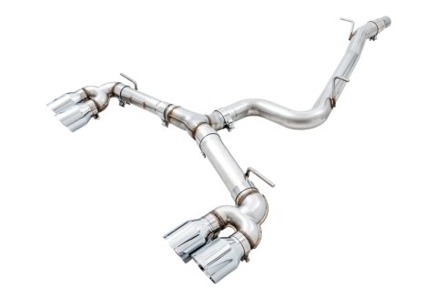 AWE Tuning MK7.5 Golf R Track Edition Exhaust w/Chrome Silver Tips 102mm thumbnail 3