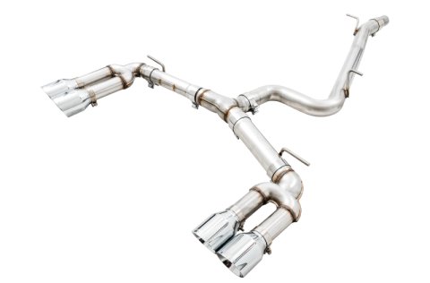 AWE Tuning Audi 8V S3 Track Edition Exhaust w/Chrome Silver Tips 102mm thumbnail 4