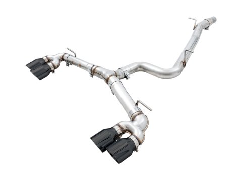 AWE Tuning MK7.5 Golf R Track Edition Exhaust w/Diamond Black Tips 102mm thumbnail 2