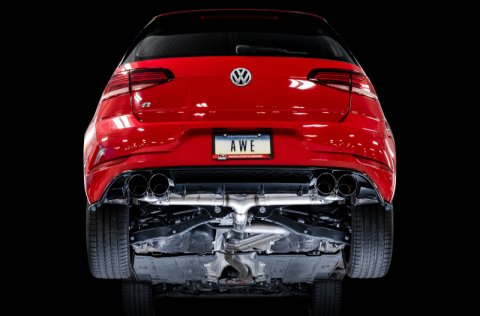 AWE Tuning MK7.5 Golf R Track Edition Exhaust w/Diamond Black Tips 102mm thumbnail 4