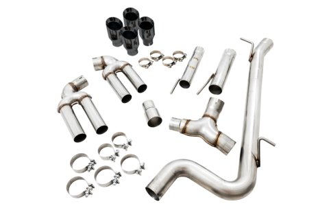 AWE Tuning Audi 8V S3 Track Edition Exhaust w/Diamond Black Tips 102mm thumbnail 4