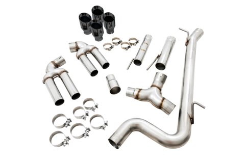AWE Tuning Audi 8V S3 Track Edition Exhaust w/Diamond Black Tips 102mm thumbnail 7