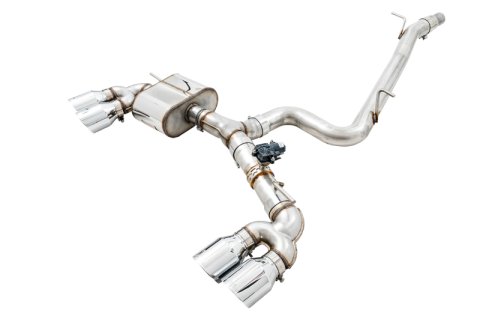 AWE Tuning Mk7 Golf R SwitchPath Exhaust w/Chrome Silver Tips 102mm thumbnail 2
